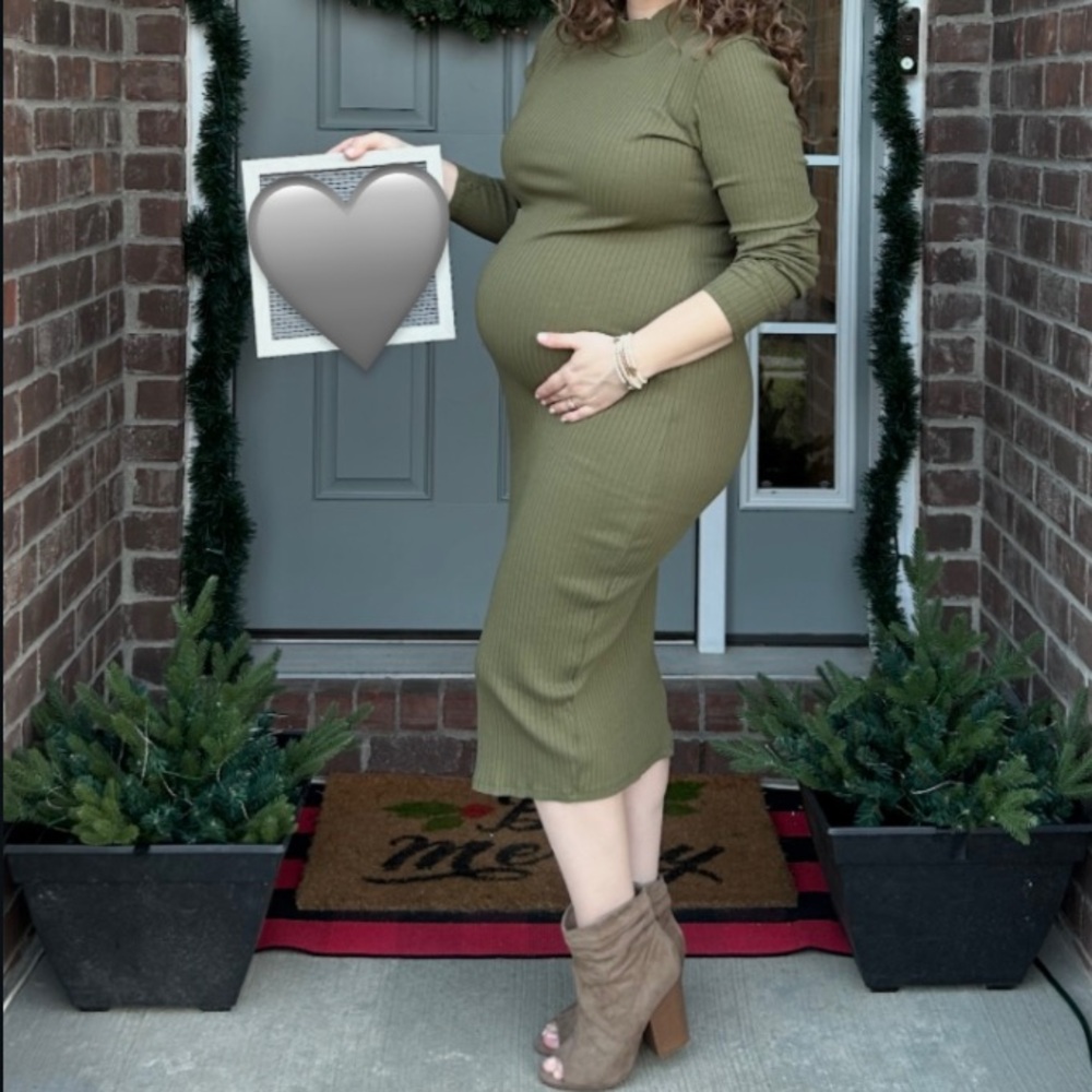 Green Maternity Dress